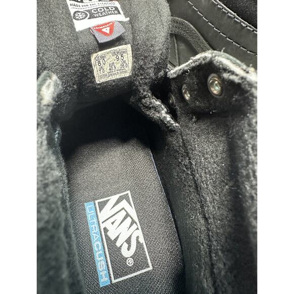 Vans MTE 2 Sk8-Hi Waterproof Insulated Shoes Men's 8 / Women's 9.5 Black Black - Picture 5 of 5